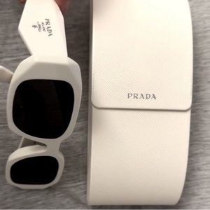 White Prada Sunglasses